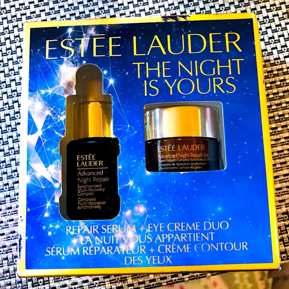 NWT Estée Lauder The Night Is Yours Repair Serum & Eye Cream Duo Set